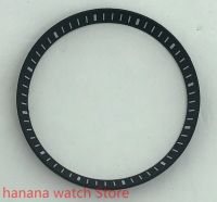 Watch parts case plastic 30.3 mm chapter ring black suitable for NH35 NH36 movement suitable for 42 mm case