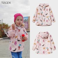 [Childrens clothing] เสื้อแจ็กเก็ตสำหรับเด็กพิมพ์ลายเสื้อโค้ตสตรีรูปการ์ตูนซับขนแกะ39; S เสื้อผ้าพร้อมชุดฤดูใบไม้ผลิ/ฤดูใบไม้ร่วง