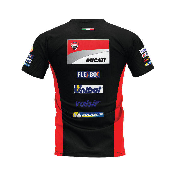 ใหม่-เสื้อพิมพ์ลาย-ducati-ผ้าแห้งเร็ว-เสื้อยืด-ขี่มอเตอร์ไซค์แห้งเร็ว-คุณภาพเกรดพรีเมียม-ราคาโรงงาน