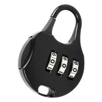 Mini Combination Lock 3 Digit Padlock Anti Theft Zinc Alloy Code Lock for Lockers Suitcases Luggage