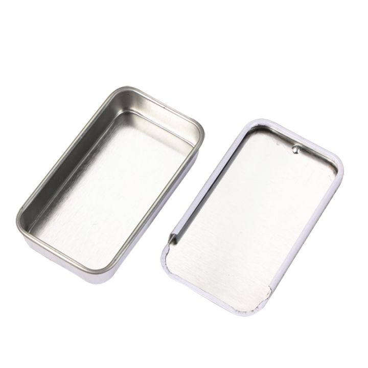 10pcs-metal-rectangular-empty-mini-tin-box-bins-jar-slide-cover-storage-box-portable-containers-push-organizer-candy-pill-cases