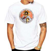 เสื้อยืดแฟชั่น Jesus นิกายกรีกออร์ธอด็อกซ์  Iconography สำหรับผู้ชายเสื้อยืดแบรนด์คุณภาพสูง2023เสื้อคอกลมแขนลำลองขาสั้นแฟชั่นพิมพ์ลายผ้าฝ้าย100% ฤดูร้อนใหม่คอกลมขายส่งราคาถูก