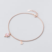 MIQIAO 2020 New Bracelet On The Leg Fox Anklet Womens 925 Sterling Silver Foot Bracelet Women Jewelry Female Leg Chain Jewels