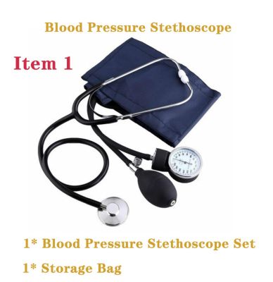 【Popular choice】 ความดันโลหิตหูฟังหน้าจอหลักคู่มือ Cuff ใช้วัด Systolic Diastolic Sphygmomanometer สุขภาพวัด