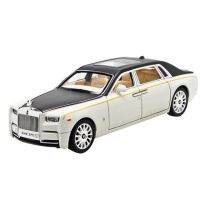 ม้วนหล่อจากอัลลอยด์1/32-Royce Phantom รถจำลอง Diecasts Amp; รถของเล่นคอลเลกชันไฟเสียงของเล่นสำหรับเด็กผู้ชาย