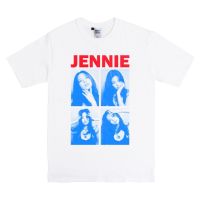 S-5XL เสื้อยืด พิมพ์ลาย Jennie BP Pop S-5XL