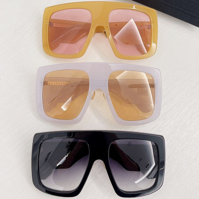 original Women Sunglasses Acetate Square glasses R Vintage Colored big cat eye Sunglases Aesthetic Trendy girl Sun Glasses