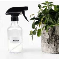 1pcs 280ML Transparent Spray Bottles Beauty Tool Accessories Portable Plastic Reusable Plants Flowers Water Sprayer Dual-use Travel Size Bottles Conta