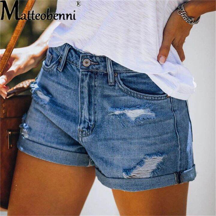 women-fashion-ripped-high-waisted-rolled-denim-shorts-vintage-hole-summer-casual-pocket-short-jeans-ladies-hotpants-shorts-2022