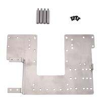 Metal Stainless Steel Second Floor Plate Upper Plate for 1/14 RC Truck Tractor Car Upgrades Parts