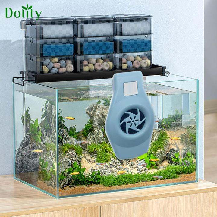 Dolity Aquarium Chiller Fan Quiet 2 Variable Speed USB Cable Fish Tank ...