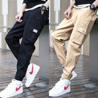 CODluba03411 M-5XL Cargo Pants Men Seluar Lelaki Slack Pants Loose Plus Size Oversized Long Pants