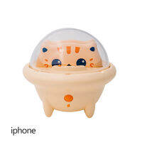 Mini 2 In 1 Mini Cute Cat Portable With LED Night Light Small External Phone Charger