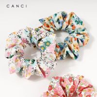 【CW】 Newes Silk Scrunchies Large Hair Ties Bands Headband Luxury Ponytail Holder for Accessories 3.5CM