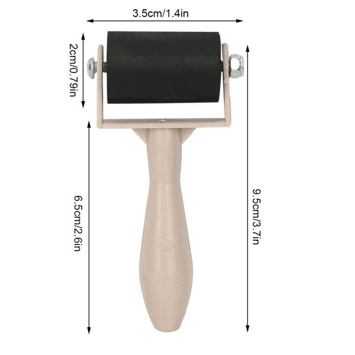 ภาพวาดสีน้ำมันแปรงทาสีสำหรับใช้ในระยะยาวลูกกลิ้งยาง3-5ซม-brayer-ภาพวาดหมึกจัดการอายุการใช้งานยาวนานการพิมพ์สำหรับศิลปินผู้สร้างงานศิลปะสำหรับการพิมพ์