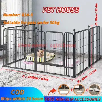 COD PET DIY Pet Fence Dog Fence Pet Portable Crate Playpen pet