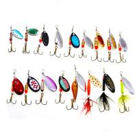 hot！【DT】 2023 new Spinner Bait 2-15g Lures pike Metal With Treble Hooks Arttificial Bass wobber Fishing