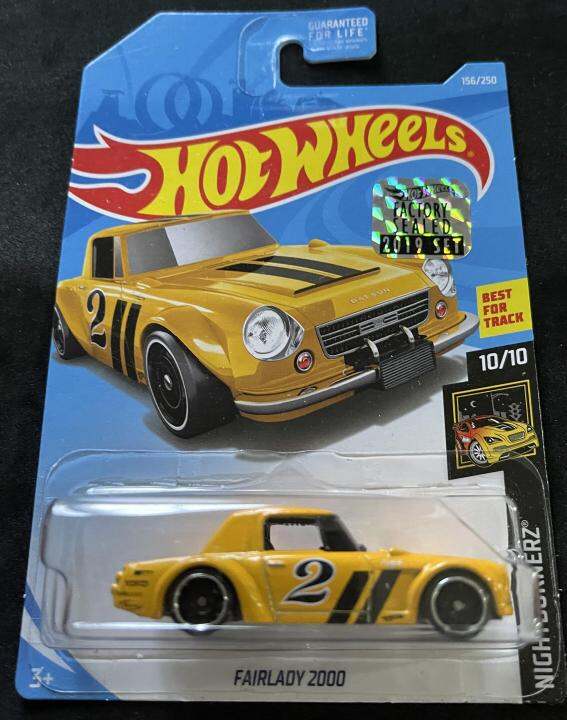 Hot Wheels - Factory Sealed - Nightburnerz - Fairlady 2000 Yellow (fs4 