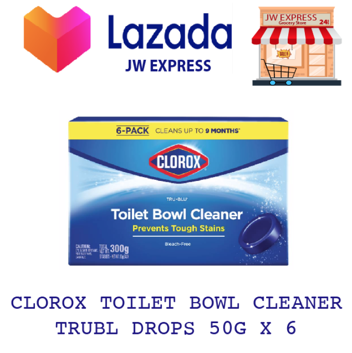 Clorox TruBlu Toilet Bowl Cleaner 6 x 50g Lazada