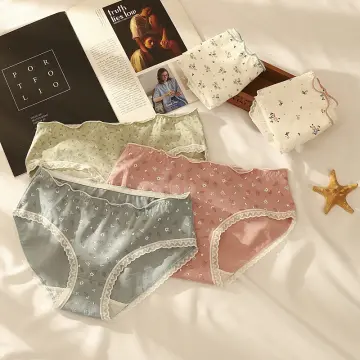 Japanese Cute Girls Lace Panties Briefs Sexy Womens Underpants Comfort  Underwear
