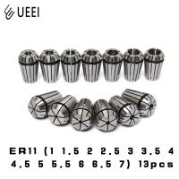 13pcs ER11 1-7MM 1.5MM 2.5MM ER Spring Collet ความแม่นยําสูง Collet Chuck handle Set สําหรับ CNC Engraving Machine Lathe Mill เครื่องมือ