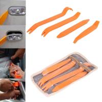 4Pcs Auto Car Radio Panel Door Clip Panel Trim Dash Audio Removal Kit Repair Hand Cockpit Pry Tool Accessories Installer Pry Kit