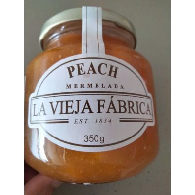 🔷New Arrival🔷 La Vieja Fabrica Peach Mermelada แยม รสพีช  ลา เวียฮา ฟาบริกา 350กรัม 🔷🔷
