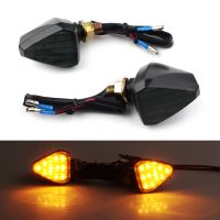 Motorcycle LED Turn Signal Lights Amber Indicator Blinker For Dirt Bike/Street Bike/ Dual Sport Applications etc. Universal