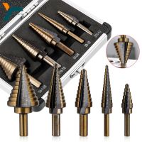 【DT】hot！ 5Pcs Bit Straight Groove Hole Cutter Metal Cone Opener  3/16  1/2  1/4  3/4  1-3/8  7/8  1/8