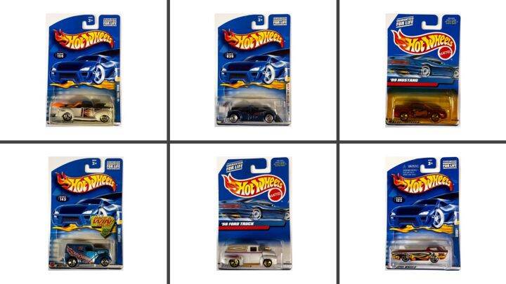 Hot Wheels - Mattel Wheels - '40 Ford Truck White #156; '56 Ford Truck ...