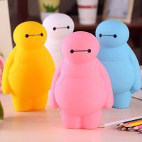 HRTHR กล่องดินสอซิลิโคนแบบเครื่องเขียนสำนักงานอเนกประสงค์สำหรับโรงเรียน Baymax กล่องดินสอกระเป๋าใส่ปากกาฮีโร่ใหญ่6