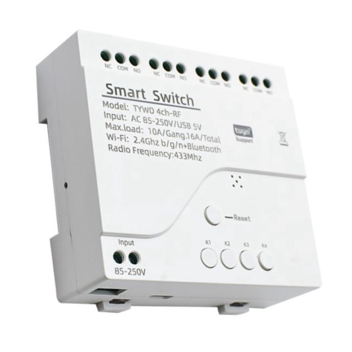 2x-tuya-smart-wifi-motor-switch-module-rf-433-radio-remote-control-4ch-inching-relay-for-alexa-google-4ch-ac85-250v