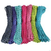 [HOT JJOZZZCXQDOU 575] 100ft สี5มิลลิเมตร7เส้นแกน Paracord สำหรับการอยู่รอด550ร่มชูชีพสายเชือกเส้นเล็กตั้งแคมป์ปีนเขาตั้งแคมป์เชือกเดินป่า C Lotheslin