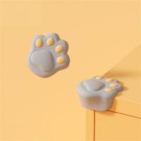 Baby Corner Protector Cat Paw Soft Silicone Table Desk Corner Guard Edge Anticollision Guards For Kids Security Protection Room