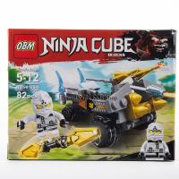 ProudNada Toys ของเล่นเด็กชุดตัวต่อเลโก้นินจา OBM NINJA CUBE BLOCKS 82 PCS 99105-4