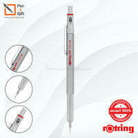 Rotring 600 Mechanical Pencil 0.5 mm Silver , Black  – ดินสอกดเขียนแบบ รอตริ้ง 600 ขนาดหัว 0.5 มม. สีเงิน , สีดำ [penandgift]