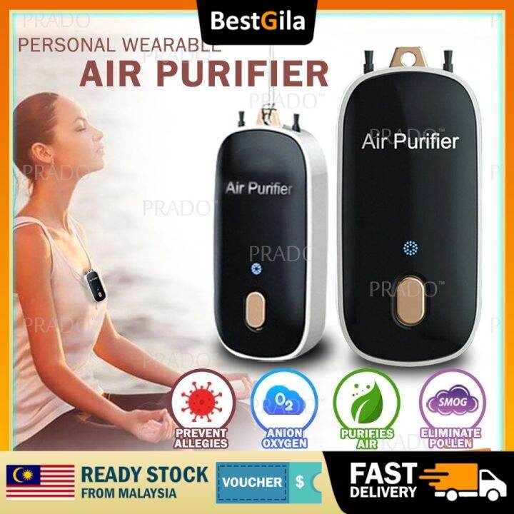 BestGila Malaysia Personal Wearable Air Purifier Portable Air Purifiers ...