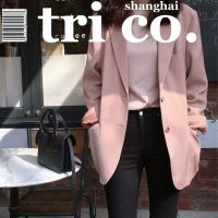 COD DSFGERRTYTRRE Korean Style Autumn Winter Suit Jacket Retro Gentle Temperature Intellectual Suit top for Women Casual Blazer