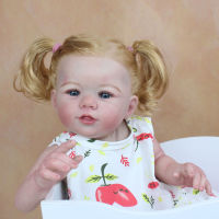 50 CM 3D Paint Skin Soft Silicone Reborn Baby Toy For Girl Realistic Handmade Princess Art Doll With Vein Collection Bebe