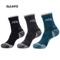 merino wool Men Cycling Socks Moisture Wicking Breathable Deodorant Anti-Mite Mountain Bike Bicycle Sock Running Riding Footwear