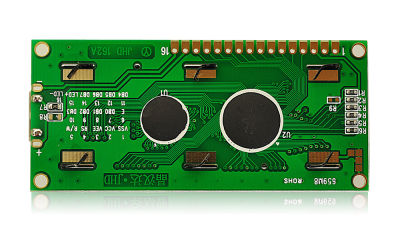 16x2 Black on Green Character LCD with Backlight LCD