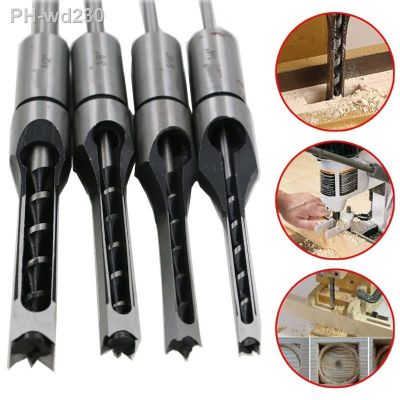 Square hole drill HSS twist drill bit woodworking drill set square tenon chisel woodworking auger DIY furniture square tool