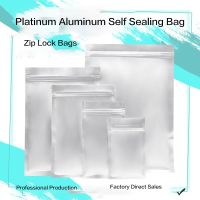 100PCS Zip Lock Plastic Packaging Bag Self Seal Reclosable Zipper Ziplock Aluminum Foil Food Storage Bag Retail Free Shipping Food Storage Dispensers