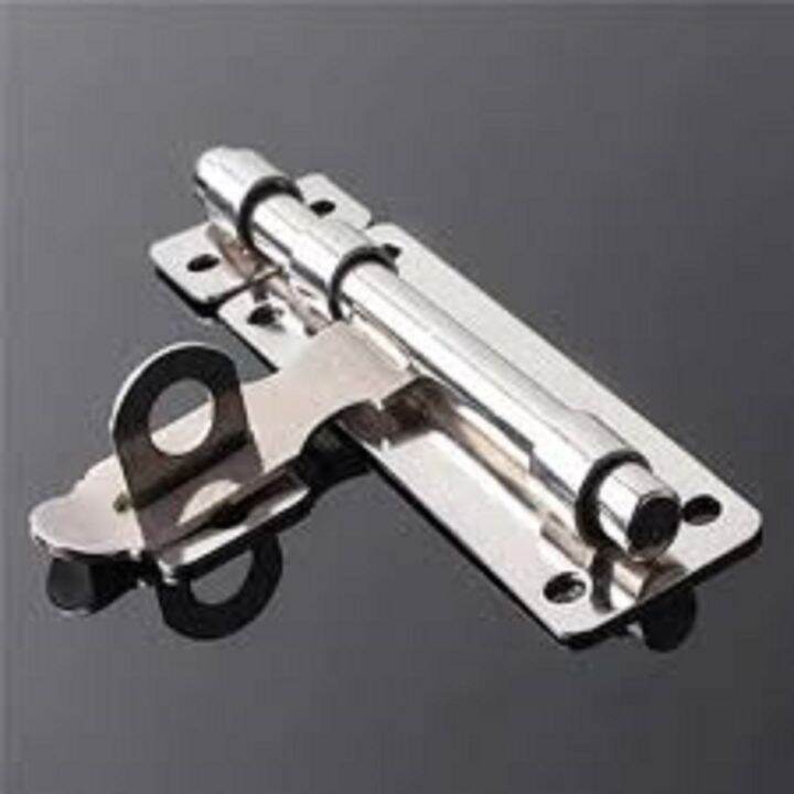 4 Stainless Steel Hardware Door Lock Barrel Bolt Latch Padlock Clasp