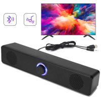 PC Soundbar Wired and Wireless Bluetooth Speaker USB Powered Soundbar for Pc Laptop Gaming Home Theater Surround Audio System