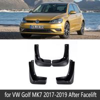 【Be worth】 vivovivo สำหรับ Volkswagen VW Golf 7 Mk7 2013 ~ 2019บังโคลนรถบังโคลนยางกันโคลนบังโคลนอุปกรณ์ป้องกันไฟลุก2014 2015 2016 2017 2018