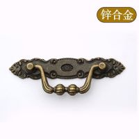 European drawer pull retro contracted ambry of cupboard door shake handshandle green bronze holding [in xinjiang Tibet designed chain]