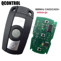 Qcontrol คีย์สมาร์ทจากระยะไกล Keyless-Go สำหรับ Bmw 1/3/5ชุด Cas3 868Mhz X6 X5 Z4รถยนต์พร้อมชิป Comfort การเข้าถึงแบบแฮนด์ฟรี