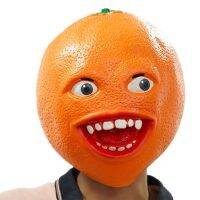 American drama annoying orange latex mask funny orange headgear cute sand sculpture funny Halloween party props toys