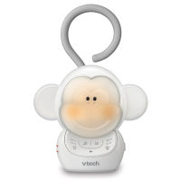 VTech BC8211 Myla The Monkey Baby Sleep Soother with a White Noise Sound Machine Featuring 5 Soft Ambient Sounds, 5 Calming Melodies &amp; Soft-Glow Night Light